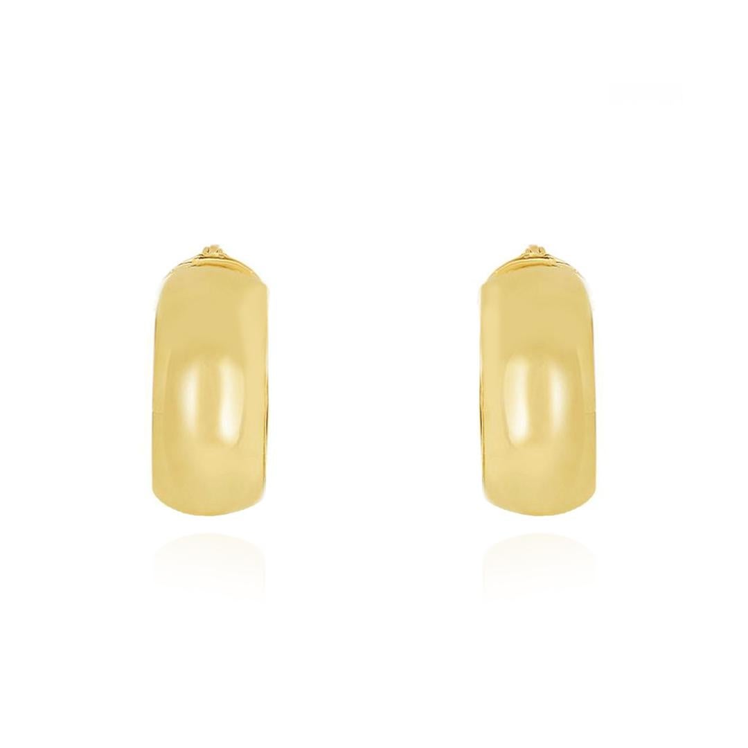 Women's 14k Yellow Gold Chunky Hoop Earrings