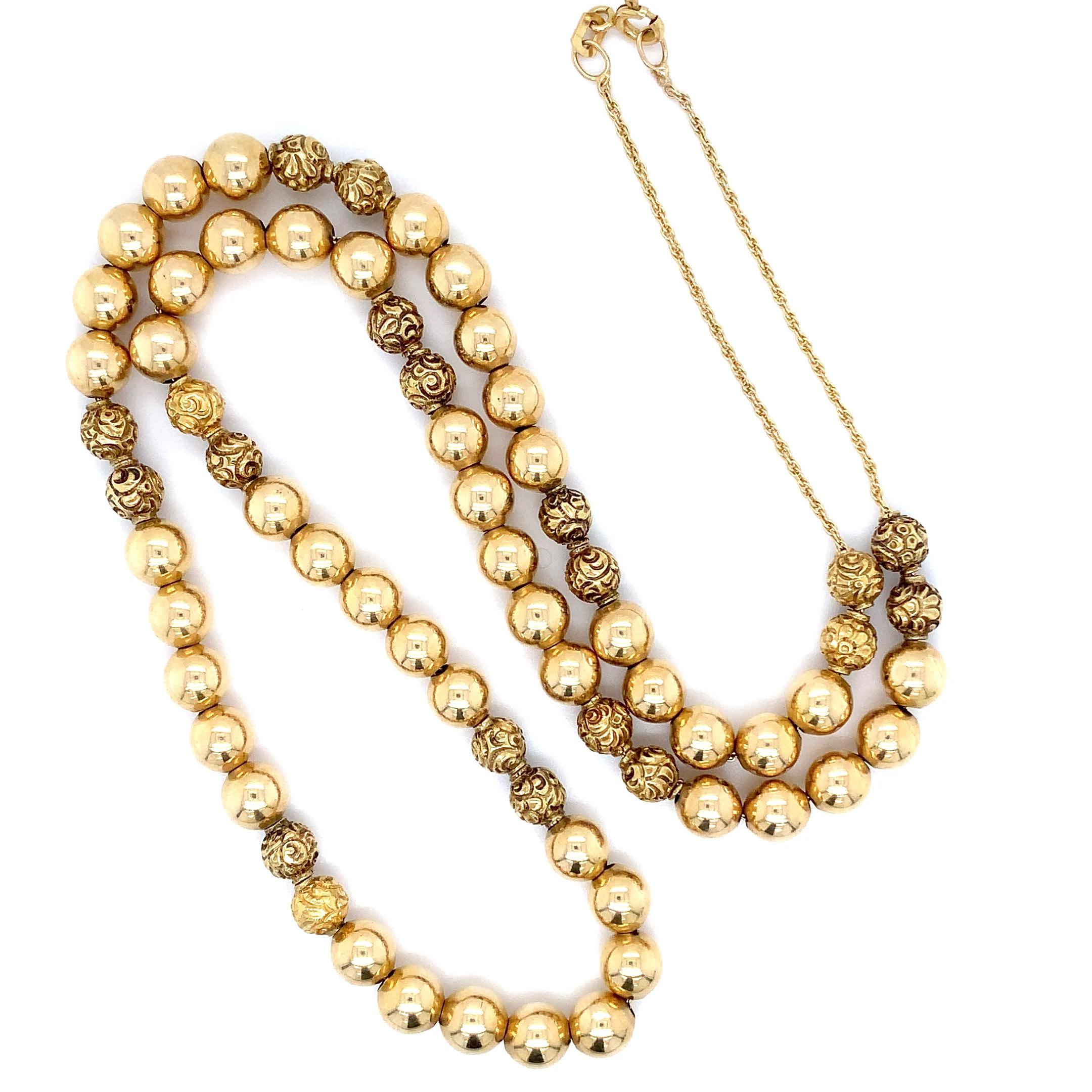 14ct Gold chunky Muslim Islamic Tasbih Misbaha Prayer Beads Necklace 21.1g
14ct Gold chunky Muslim Islamic Tasbih Misbaha Sibha Prayer Beads Necklace 21.1g
Chunky large 14k yellow gold religious beads necklace in plain gold prayer beads

21.1g