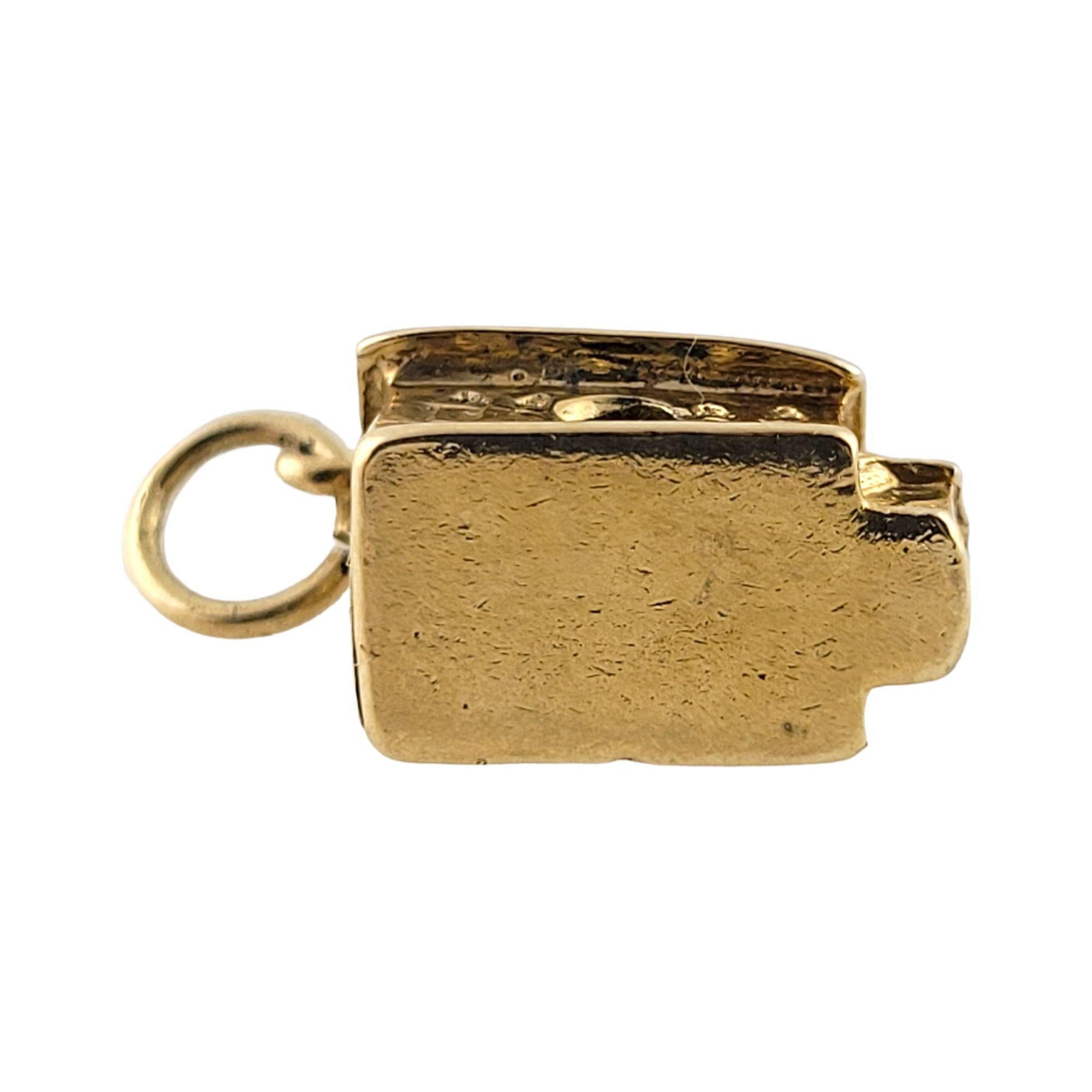14k Yellow Gold Church Charm For Sale 3