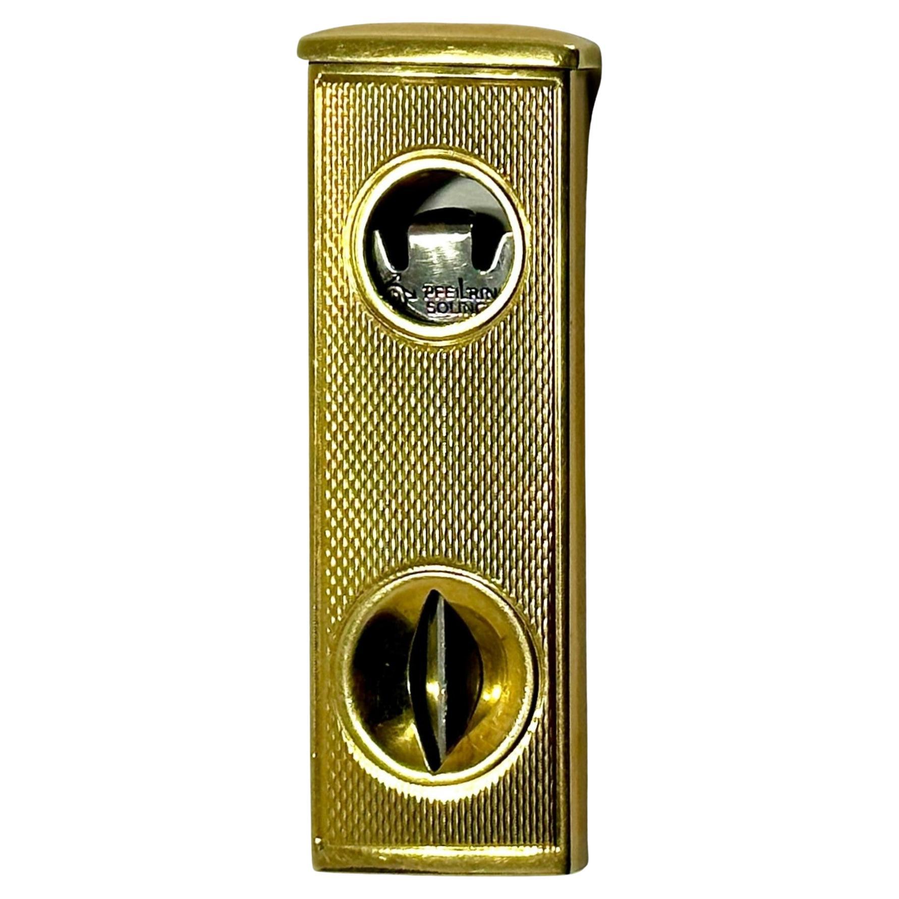 14k Yellow Gold Cigar Cutter For Sale