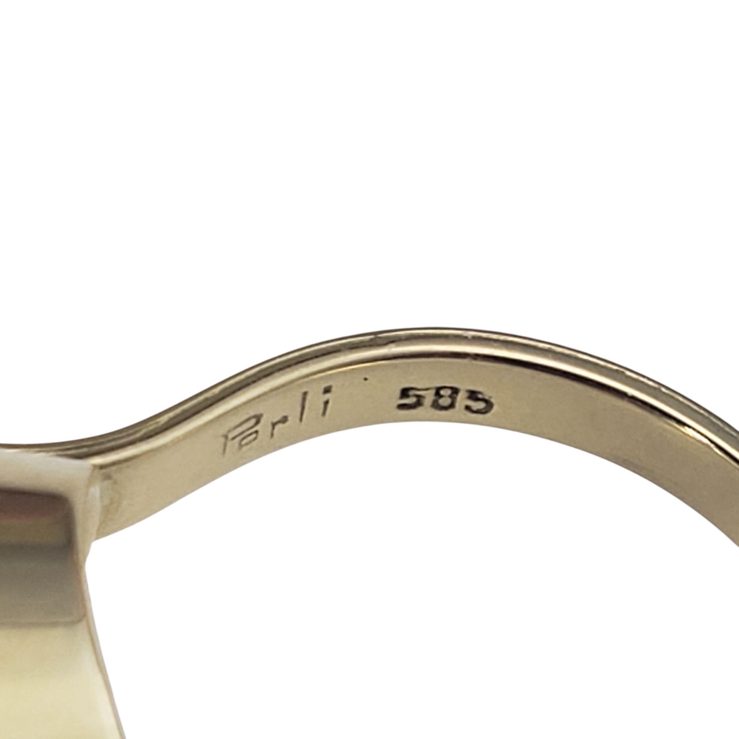 Anello solitario a cattedrale in oro giallo 14K misura 8,25 certificato JAGi #22684 in vendita 1