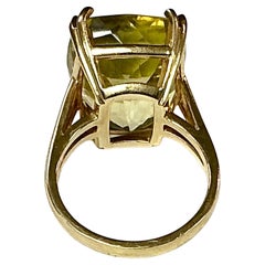 14K Yellow Gold Citrine Cocktail Ring