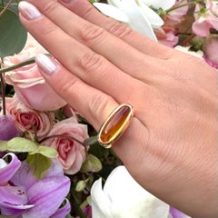 14k Gelbgold & Citrin Ring