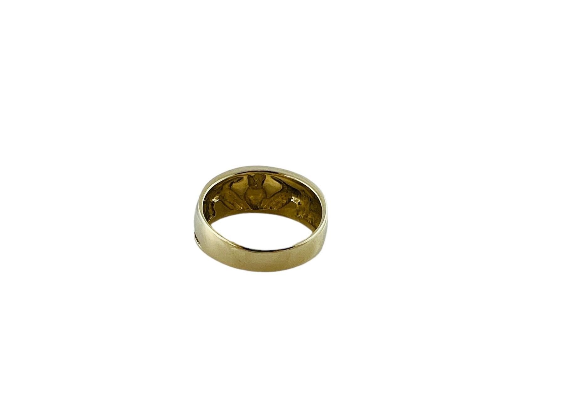 14K Yellow Gold Claddagh Band #16520 3
