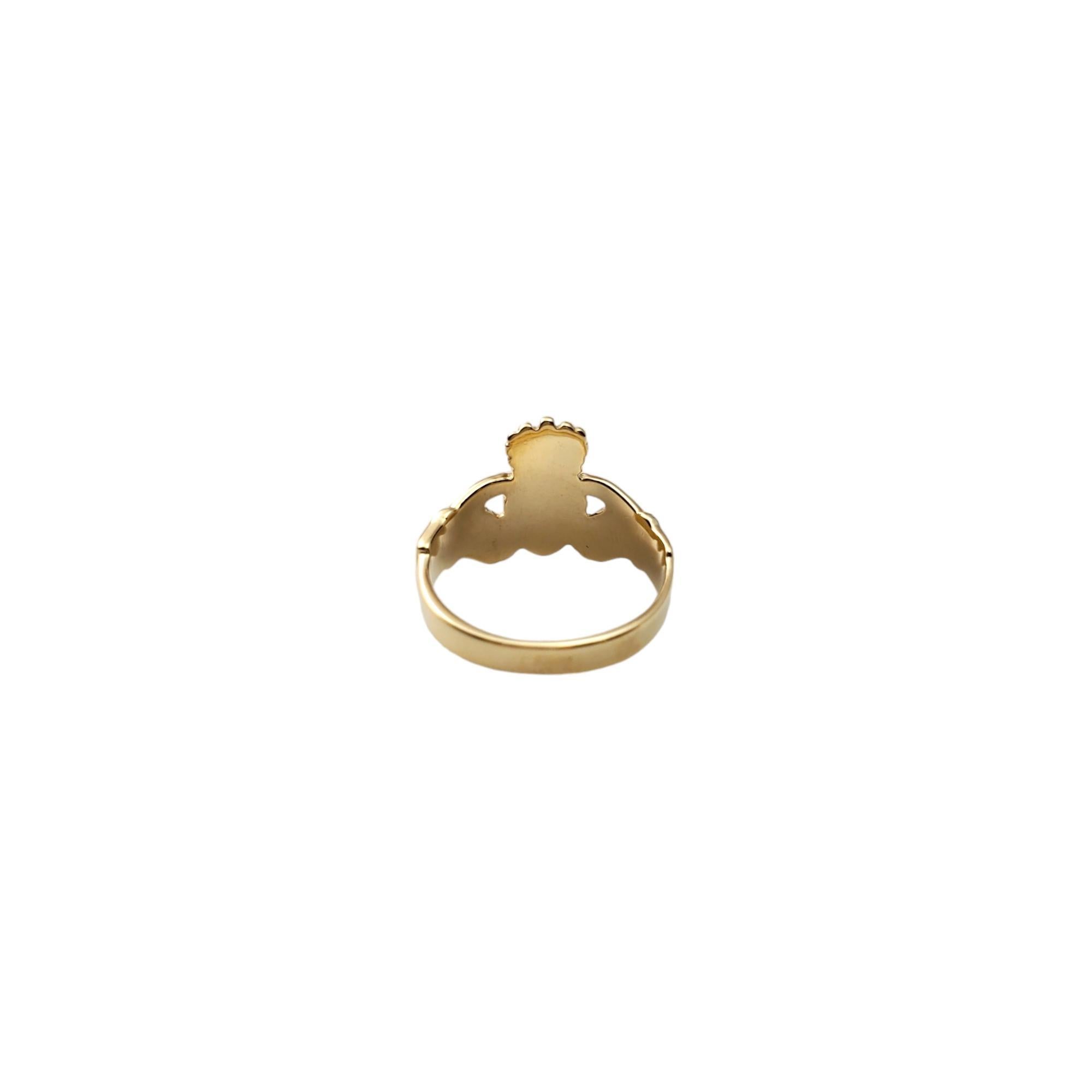 14K Yellow Gold Claddagh Ring #16661 1