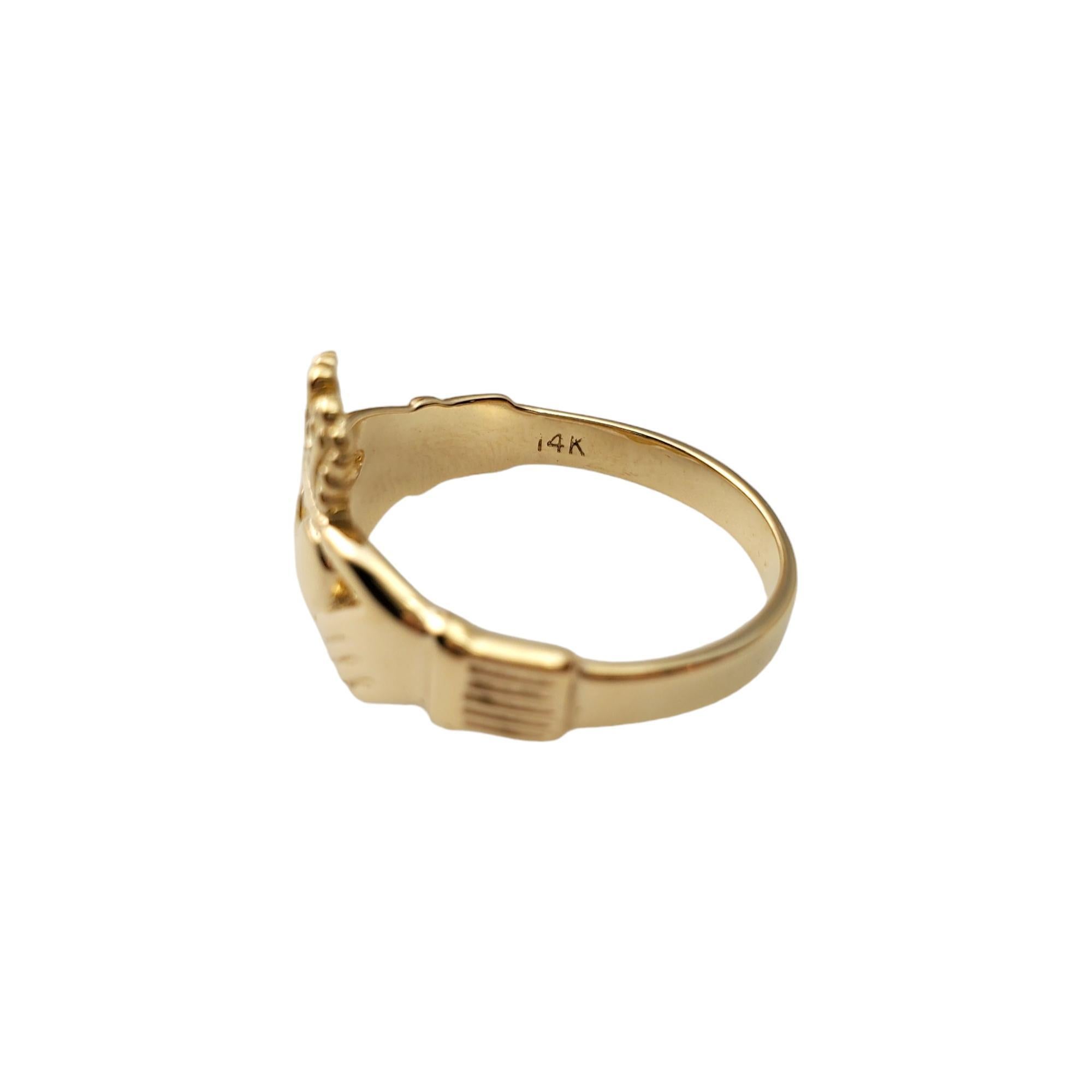 14K Yellow Gold Claddagh Ring #16661 2