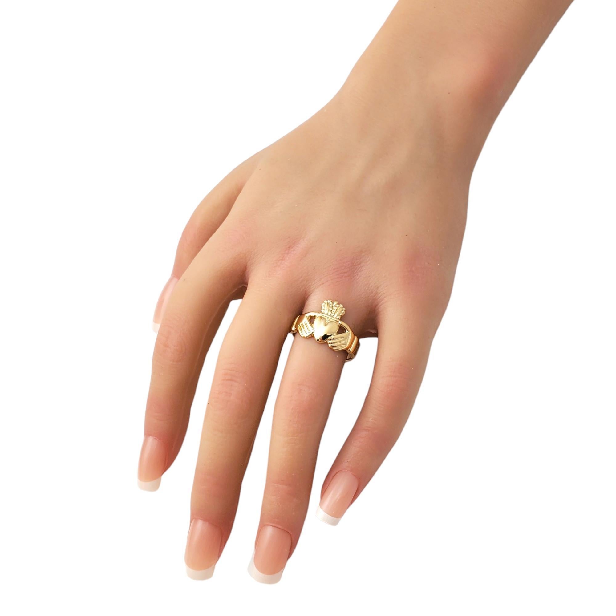 14K Yellow Gold Claddagh Ring #16661 4