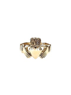 14K Yellow Gold Claddagh Ring Size 10.5 #25451