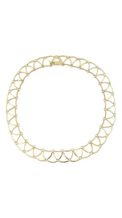 14K Yellow Gold Cobra Chain Necklace #14974