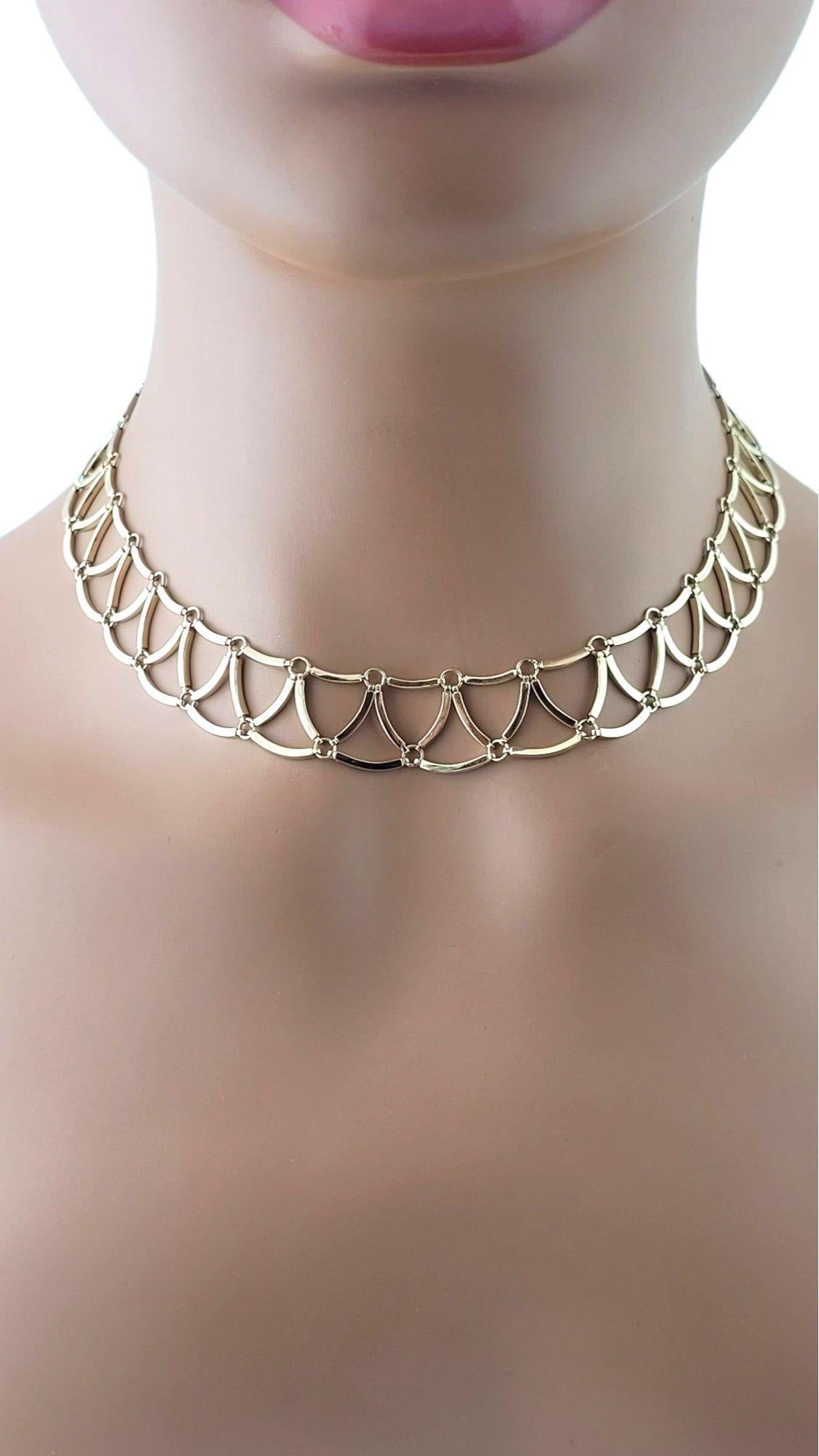 14K Yellow Gold Cobra Chain Necklace #14974 1