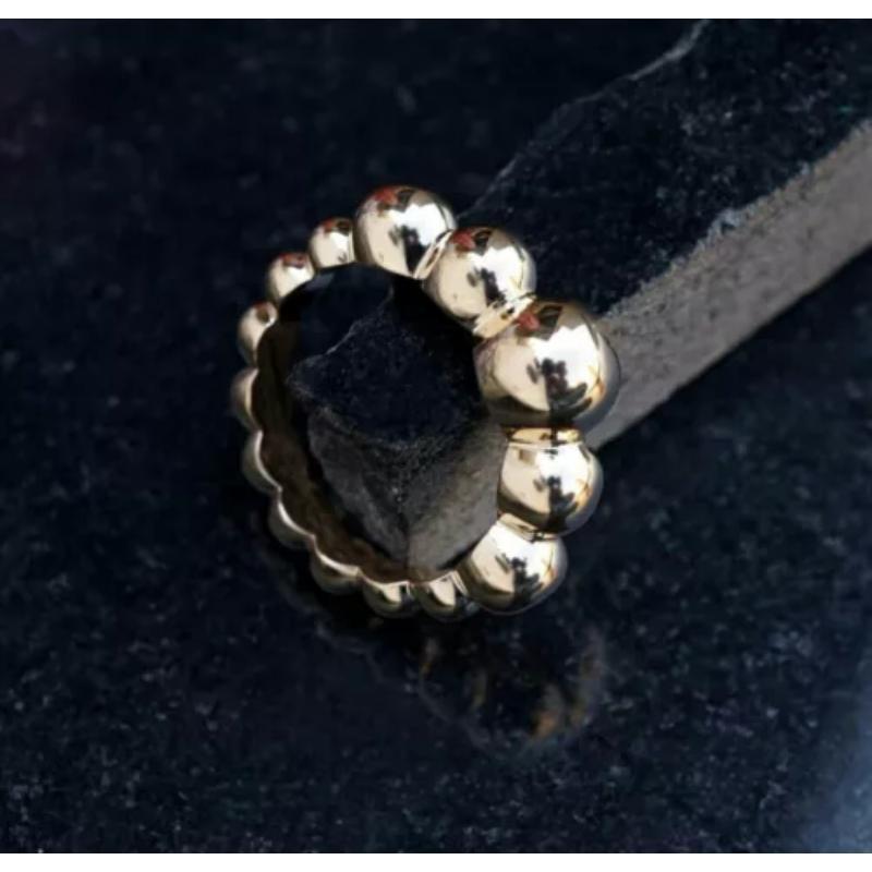14K Yellow Gold Cocktail Ring Large Beaded Cocktail Ring Expensive Gold Ring
Light weight can be worn everyday

Additional information:
Condition: New with tags: A brand-new, unused, and unworn item (including handmade items) in the original