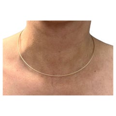 14k Yellow Gold Collar Necklace