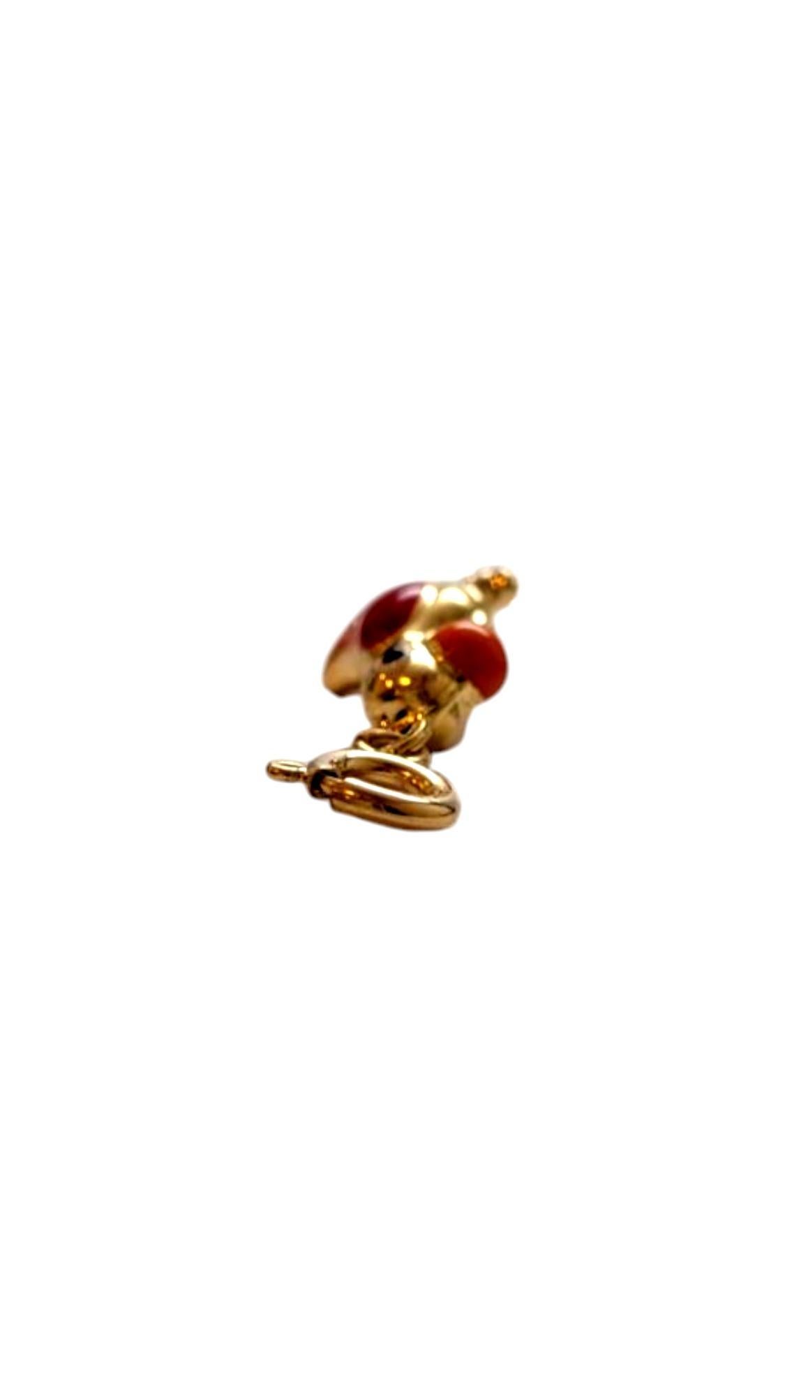 Breloque perroquet coloré en or jaune 14 carats n° 21066 Bon état - En vente à Washington Depot, CT