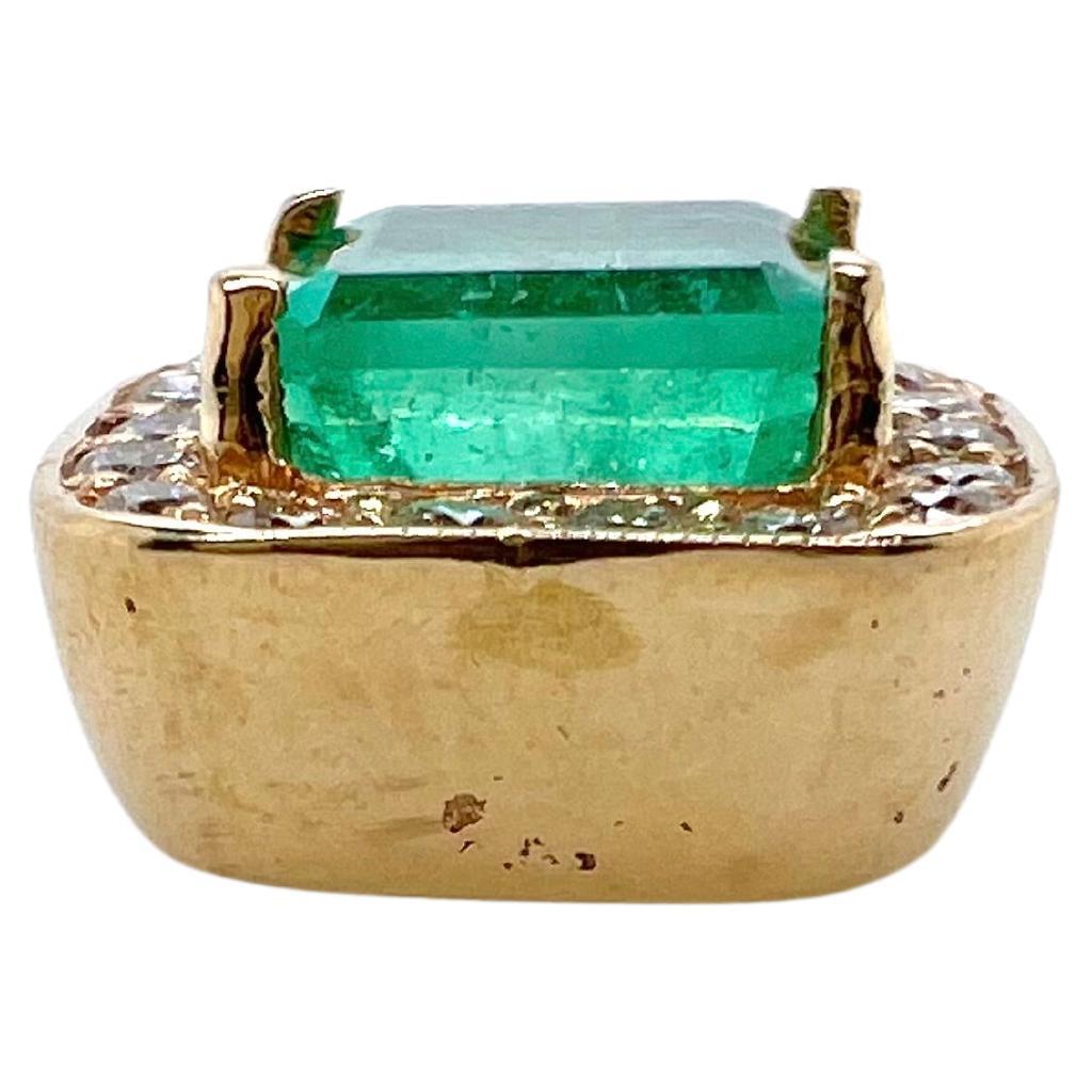 men emerald pendant
