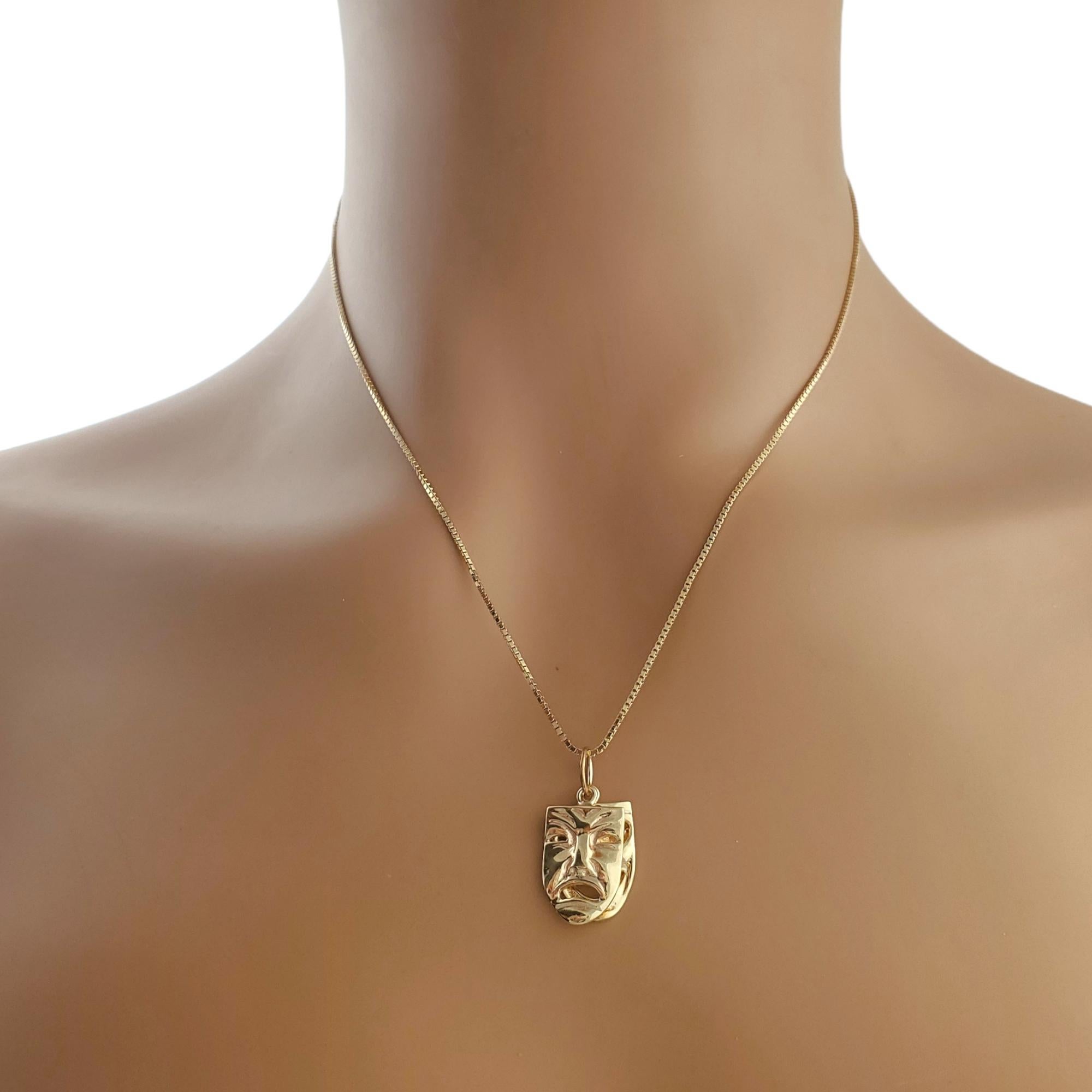 Women's 14K Yellow Gold Comedy & Tragedy Mask Charm