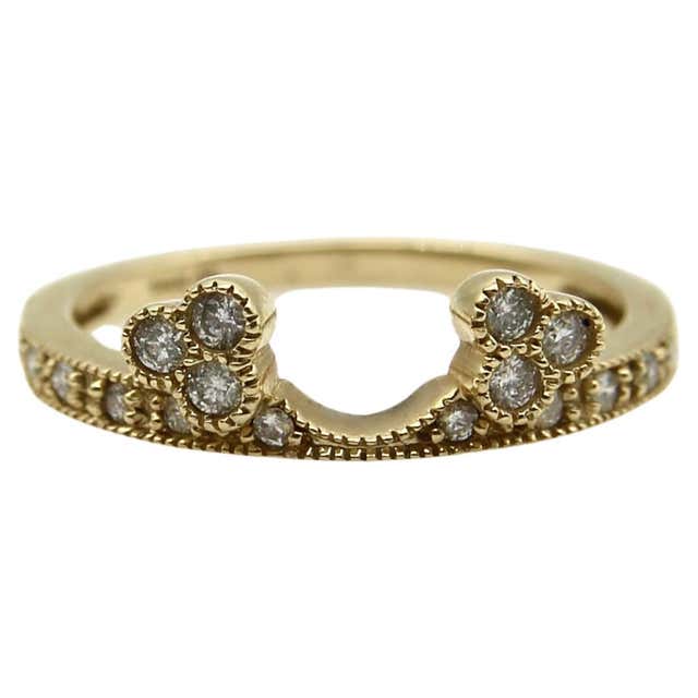 Eogbert Coin Roberto Coin Love In Verona Diamond 18K Yellow Gold Band Ring For Sale ...