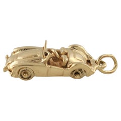 Vintage 14K Yellow Gold Convertible Car Charm
