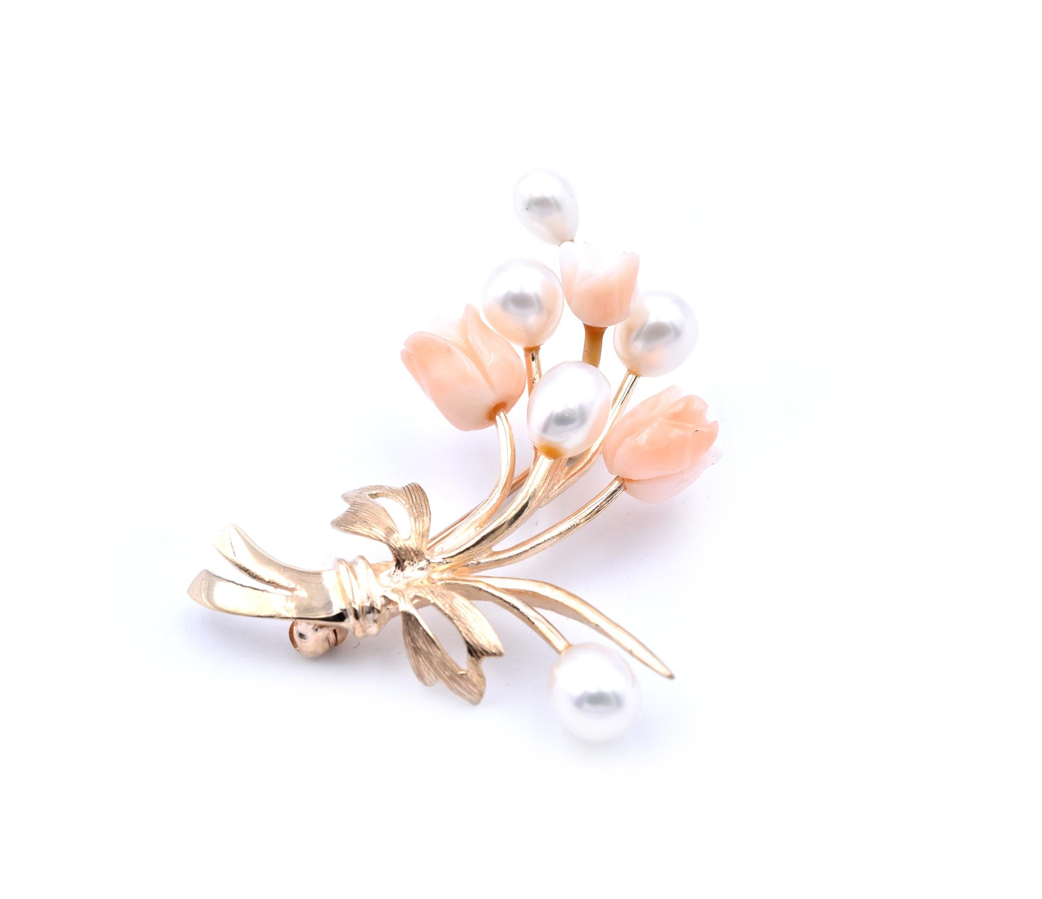Designer: custom
Material: 14k yellow gold
Dimensions: pin is approximately 36mm long
Weight: 5.44 grams
