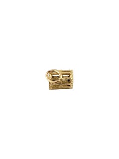 14K Yellow Gold Crab Trap Charm #12953