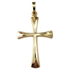 Pendentif croix en or jaune 14 carats n° 16517