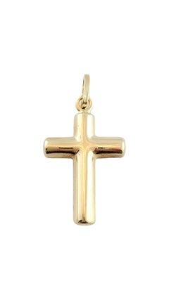 14K Yellow Gold Crucifix Pendant #16232
