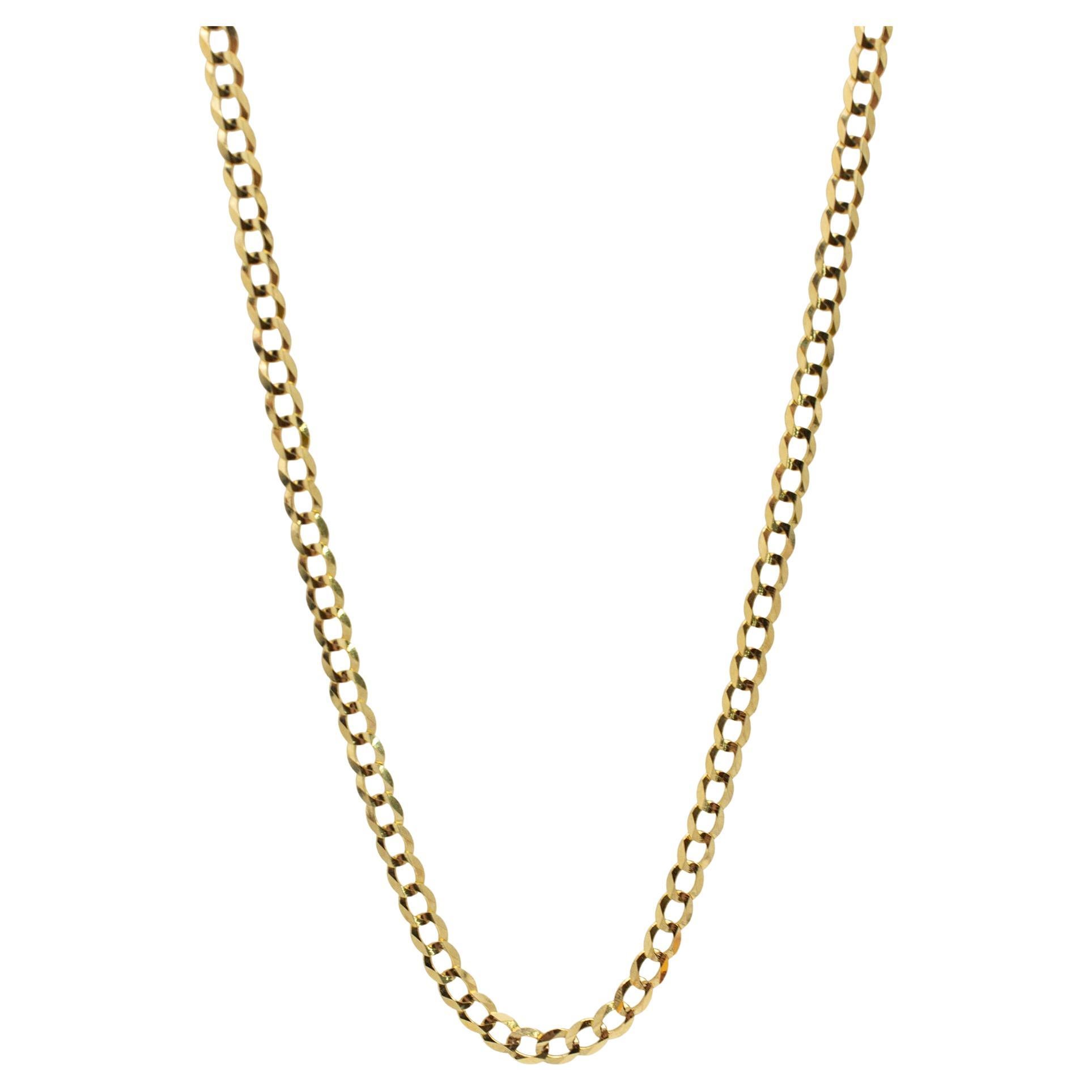 14k Yellow Gold 2 3/4 Carat Pave Diamond Miami Cuban Curb Link Chain