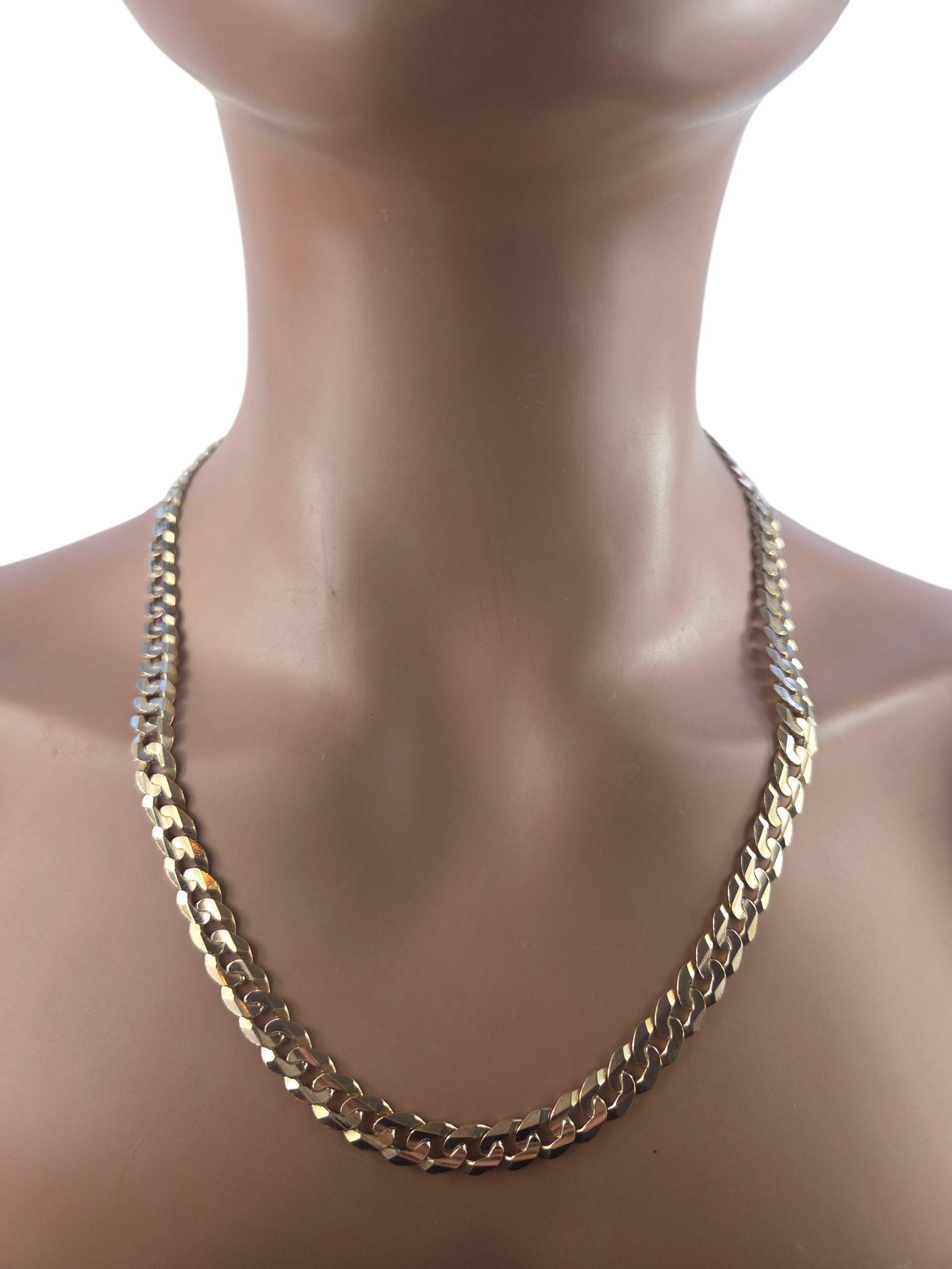 Chaîne à maillons cubains en or jaune 14K 22