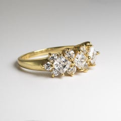 14K Yellow Gold Cubic Zirconia Ring 3.8g
