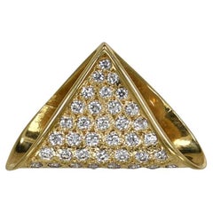 Ciondolo scorrevole in oro giallo 14K con zirconia cubica da 3,5 g