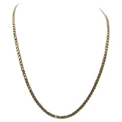 14K Yellow Gold Curb Chain 18in 2.6mm New