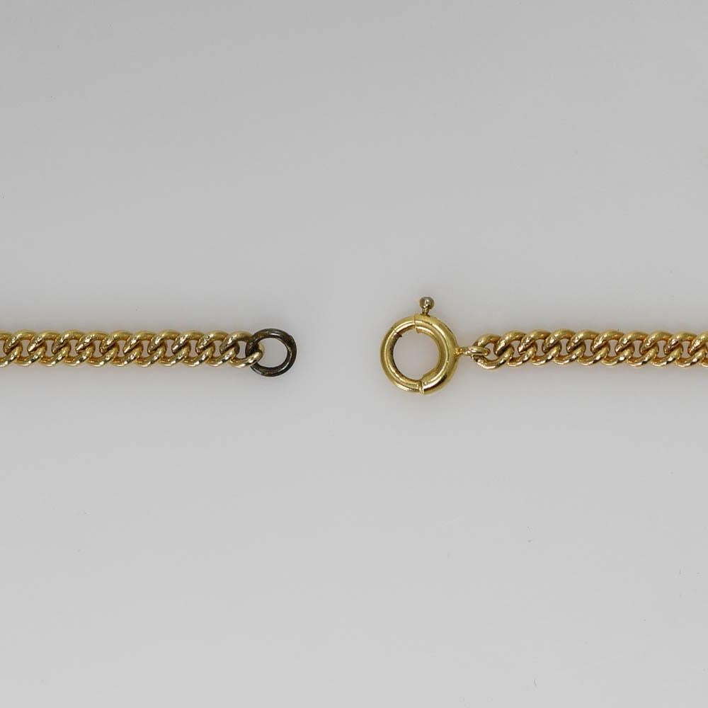 14K Gelbgold Curb Kette Halskette 24 Zoll, 14,3gr im Angebot 1