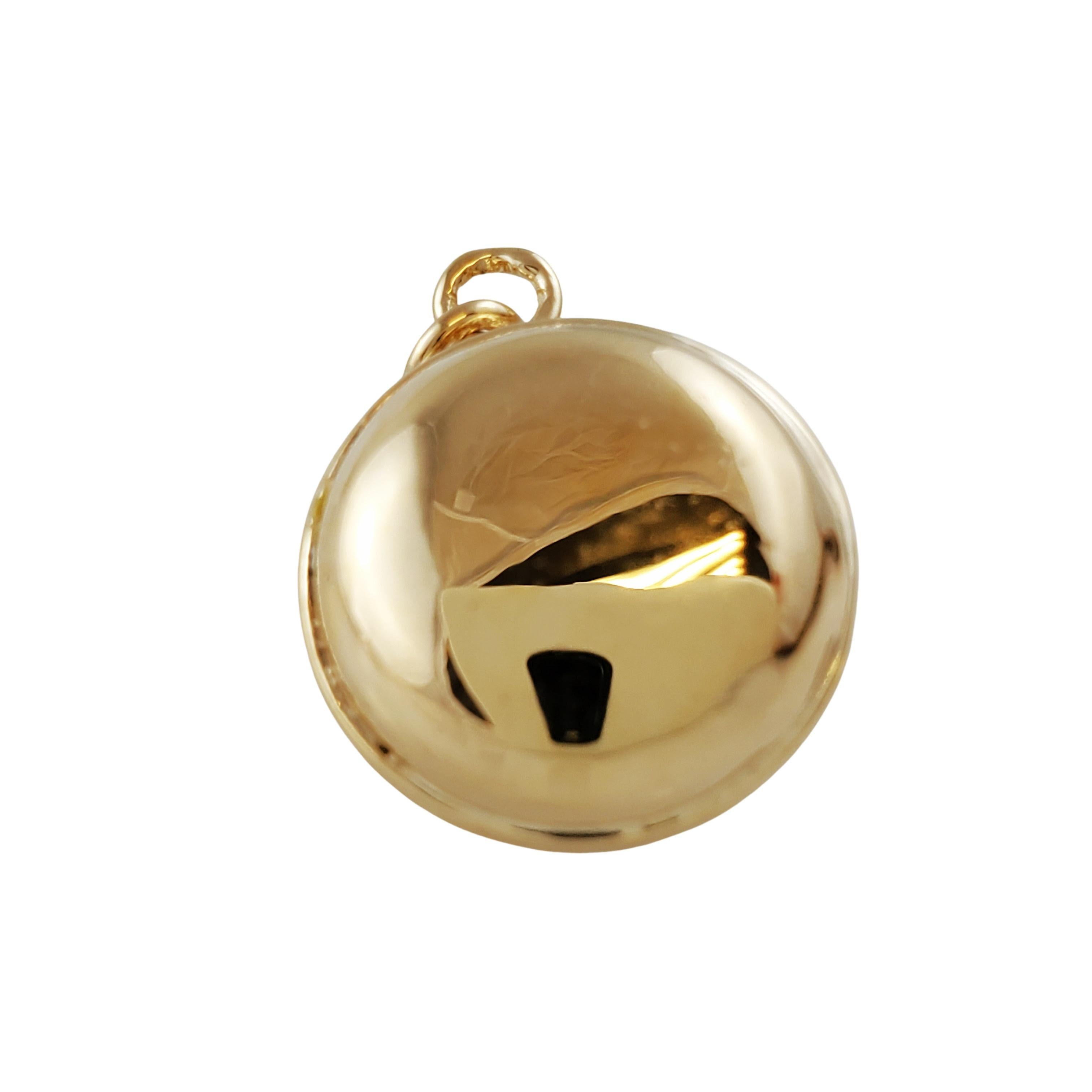14K Yellow Gold Curling Weight Charm 1