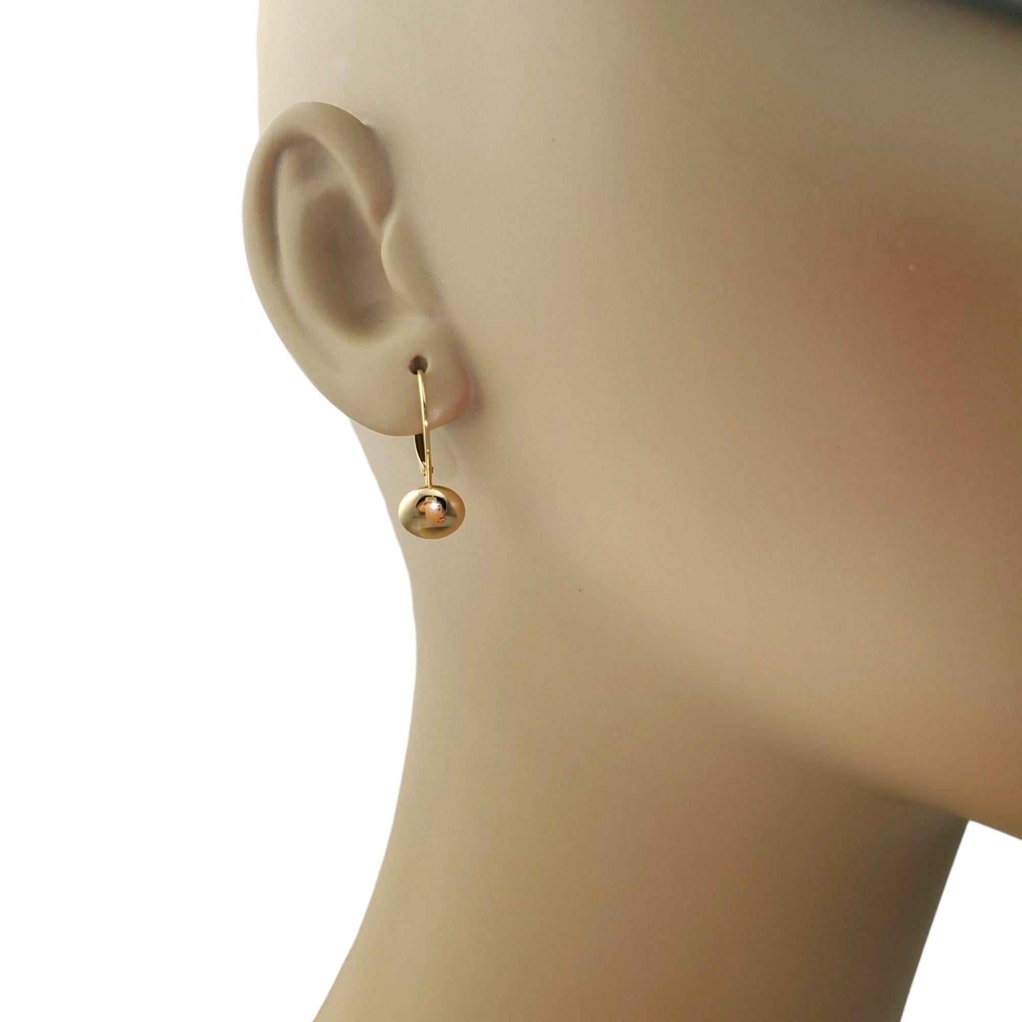 14K Yellow Gold Dangle Earrings #16518 For Sale 1