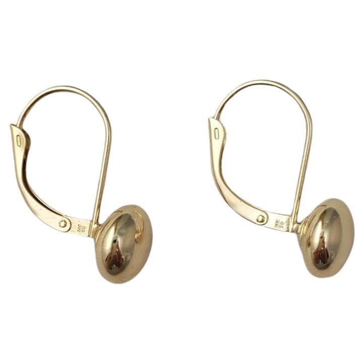 14K Yellow Gold Dangle Earrings #16518
