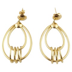 14K Yellow Gold Dangle Earrings