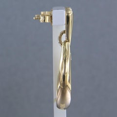 14k Yellow Gold Dangle Earrings with 0.25ct Brilliant Cut Diamonds