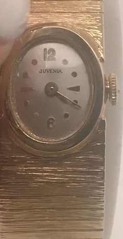 14 Karat Yellow Gold Diamond and Opal Juvenia Timepiece