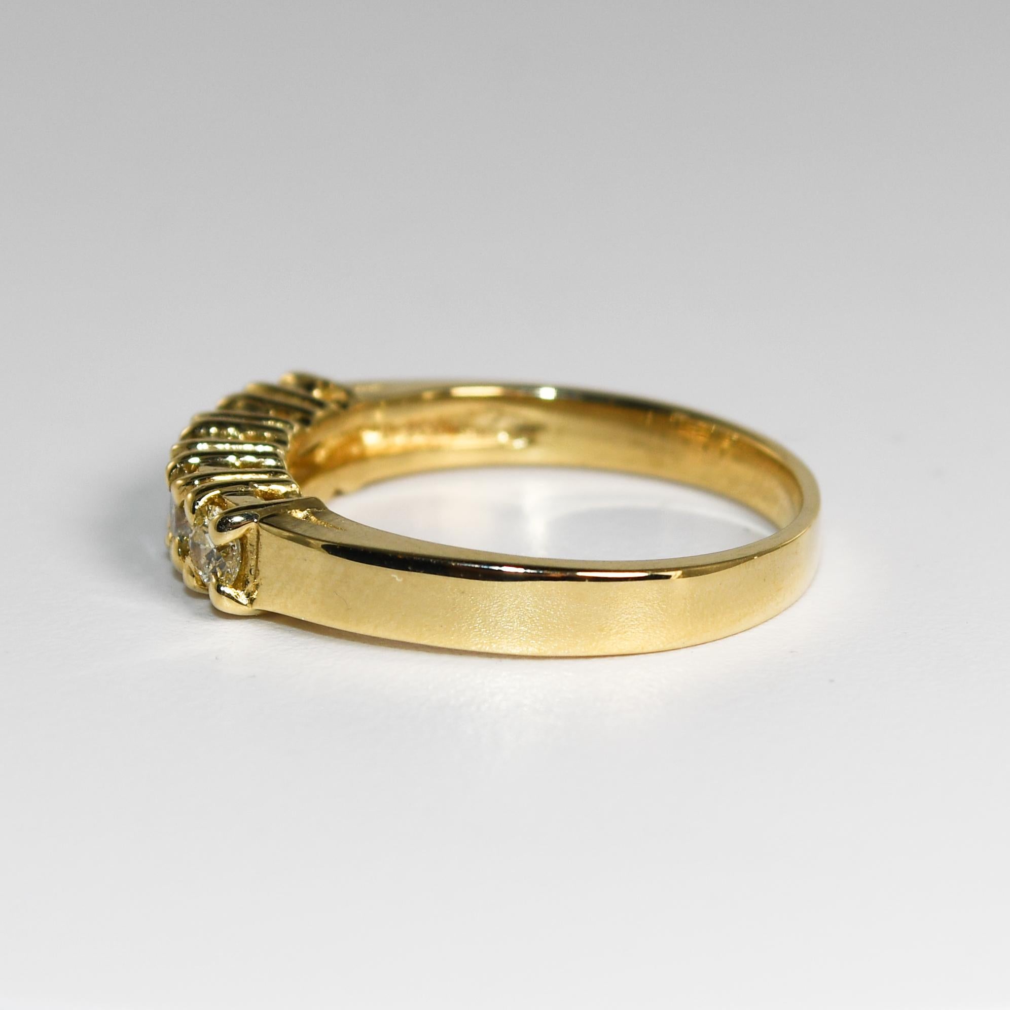 Bague en or jaune 14K avec diamant 0.50ct Unisexe en vente