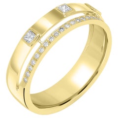 Luxle 0.25 Ct. T.W Diamond Band Ring in 14k Yellow Gold