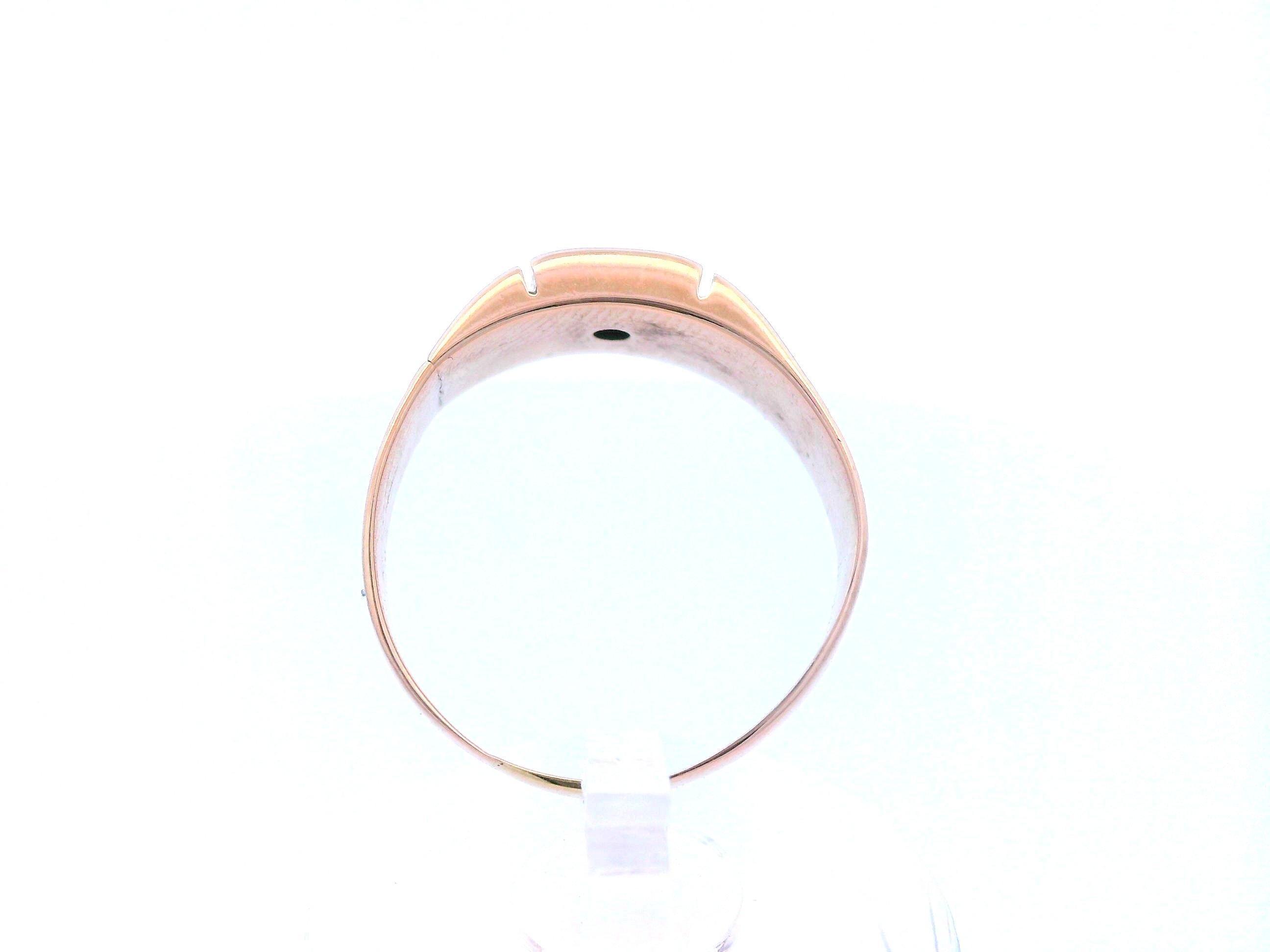 14k Yellow Gold Diamond Band Ring from 1890 For Sale 5