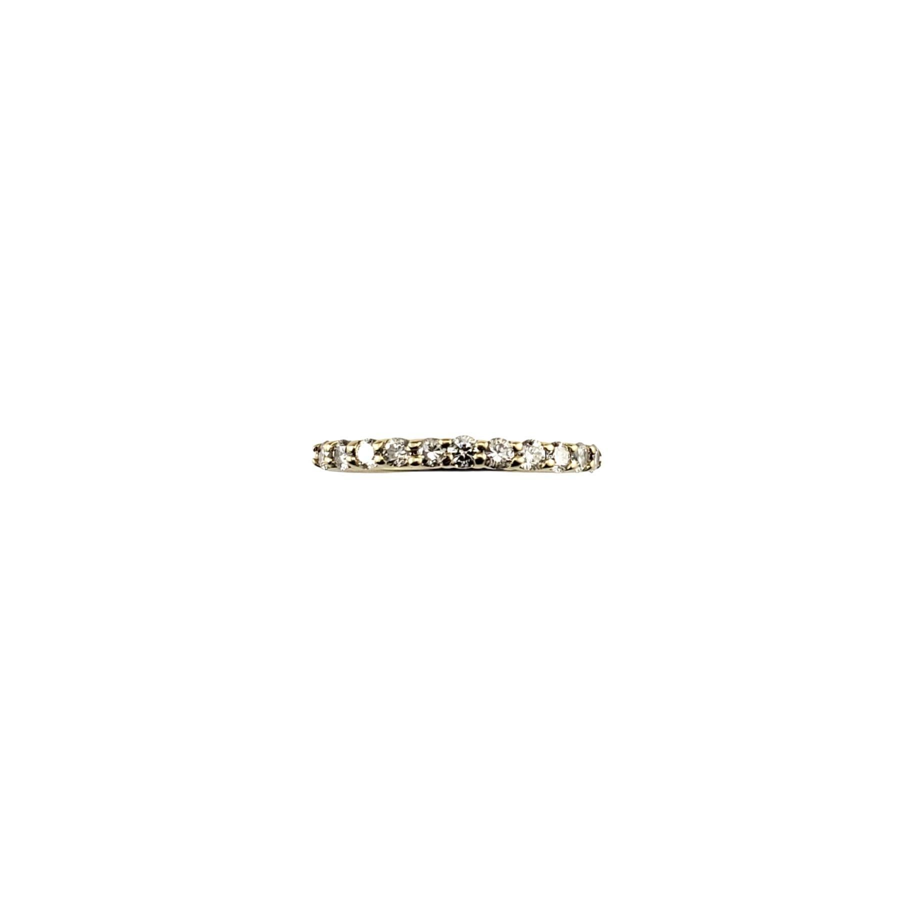 Bague en or jaune 14K avec diamant Taille 4.75 #23246