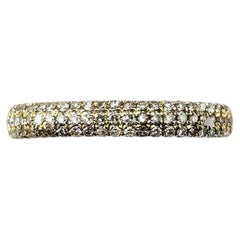 14K Yellow Gold Diamond Band Ring Size 7 #24262