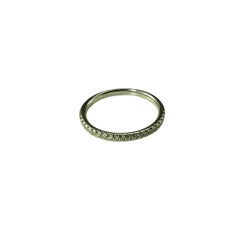 14K Yellow Gold Diamond Band Ring Size 7.25 #22982