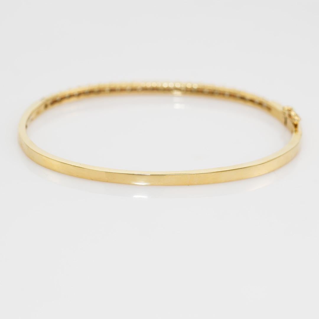 Women's 14K Yellow Gold Diamond Bracelet, .75tdw, 9g