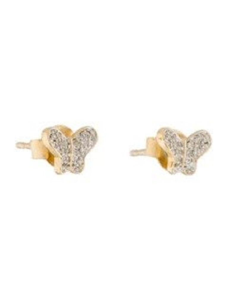 tanishq butterfly earrings