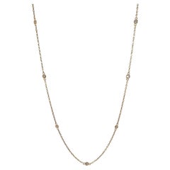 Collier en or jaune 14K Diamond By The Yard .30 CTW