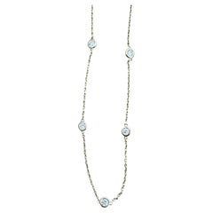 Collier « Diamond By The Yard » en or jaune 14 carats, 1,0 carat