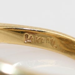 14K Yellow Gold Diamond Cluster Ring 1.00ct