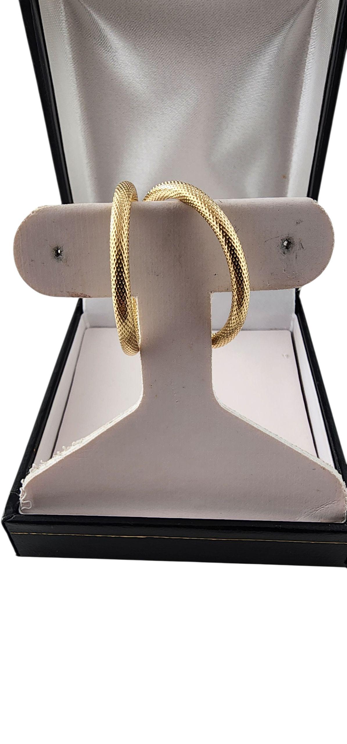 Boucles d'oreilles en or jaune 14k à motif de blé taillé en diamant #23095 Pour femmes en vente