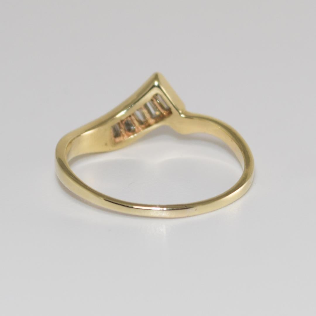 14K Yellow Gold Diamond Engagement Ring Set 1.00ct For Sale 3